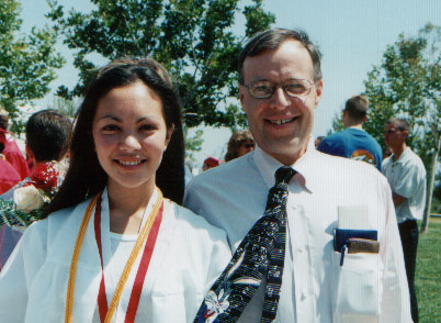 Greg and Heather, High School Graduate