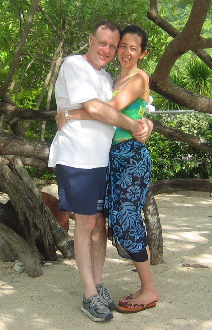 Joy and Greg, Batangas, May '04