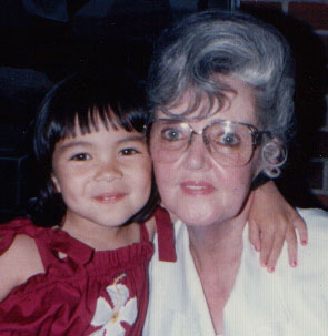 Heather with her Grandma