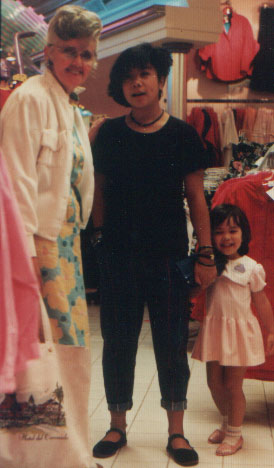 Mom with Julie and Heather